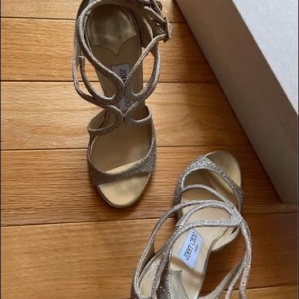 Brand New Jimmy Choo Ivette Sparkle Sandal for sale